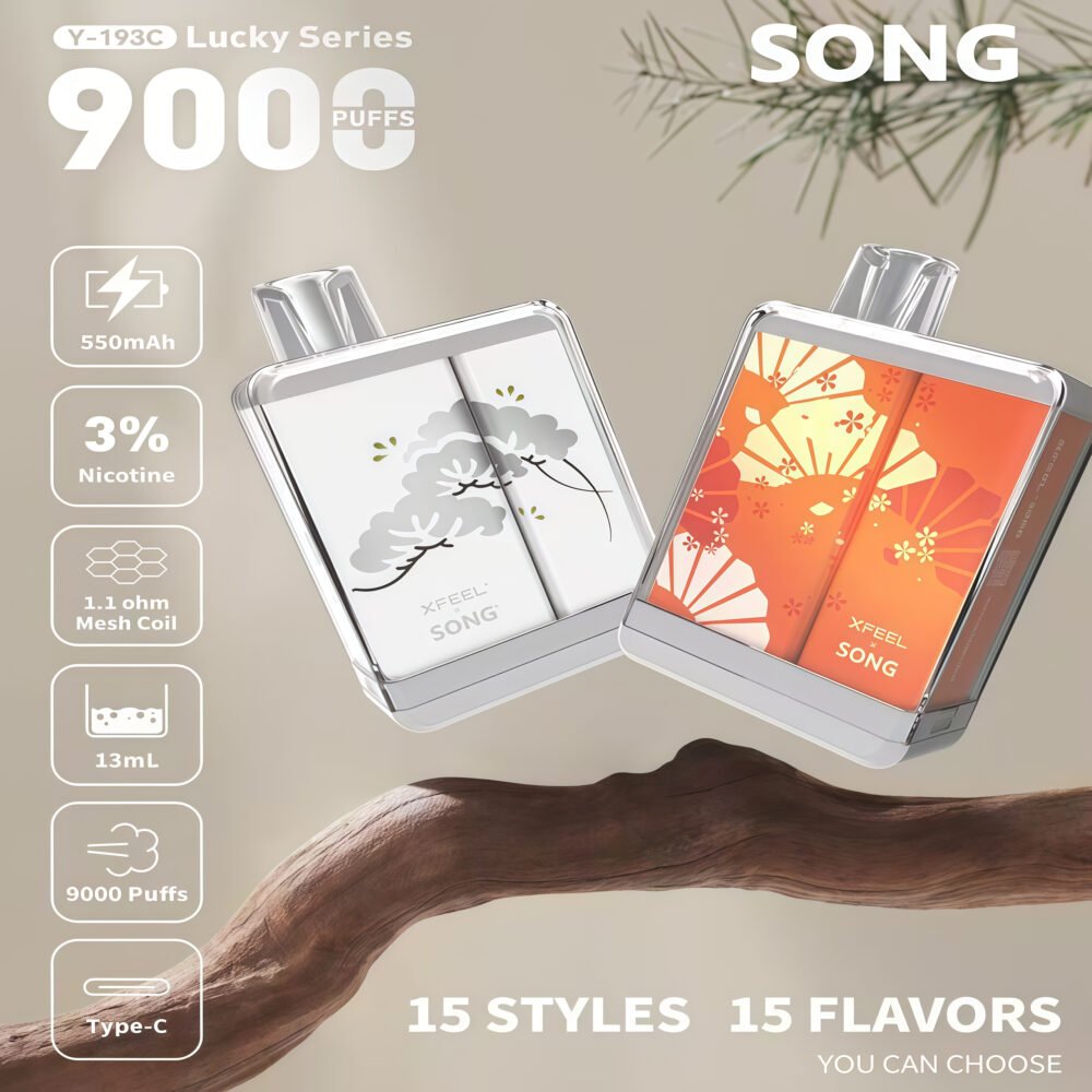 Song Y193C联名幸运系列一次性9000口电子烟